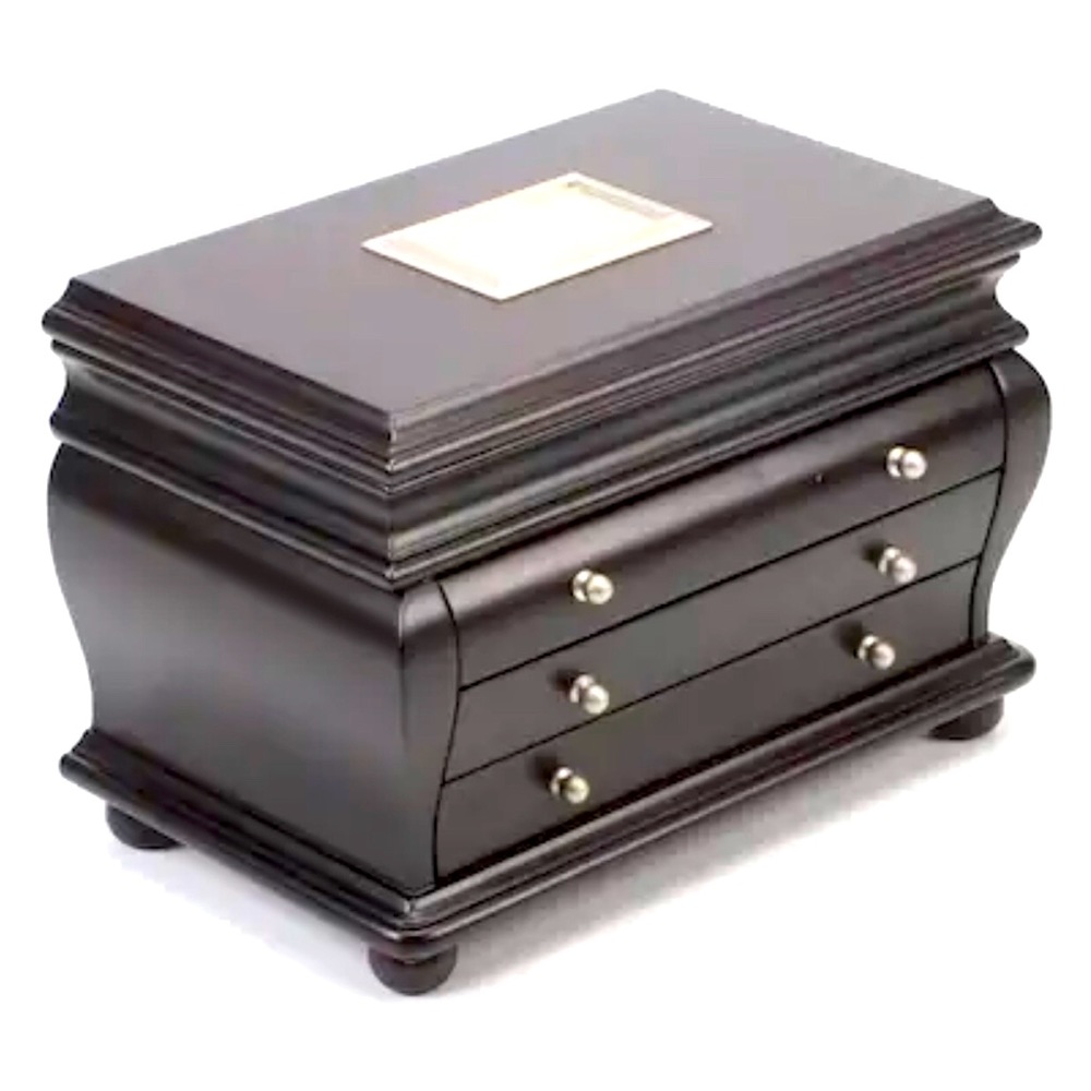Things Remembered 3 drawer’s jewelry wooden box 10.2lbs